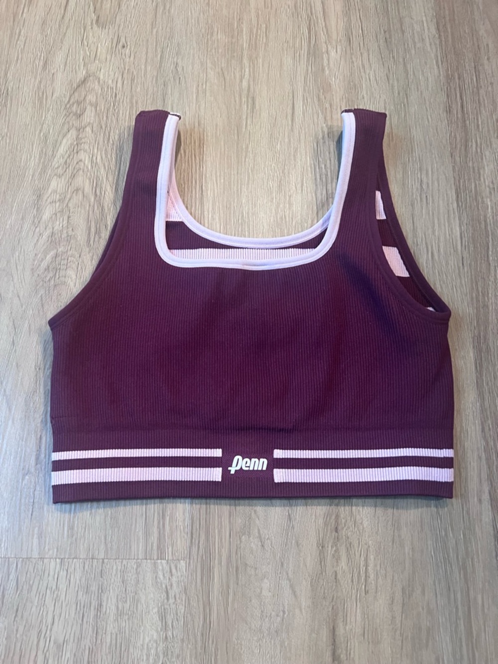 Penn Ribbed Reversible Sports Bra Plum/Pink